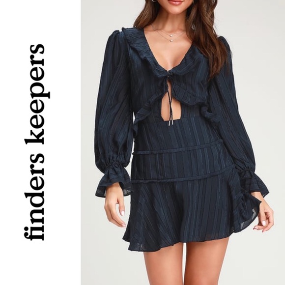 The Fifth Label Dresses & Skirts - 🆕 The Fifth Label Soraya Navy Tie Front Dress